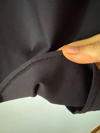 Camiseta Zara Negra Manga 3/4