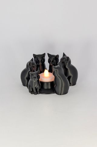 Porta-velas Gatos Negros