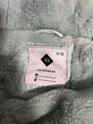 Abrigo niña con pelo, como nuevo.