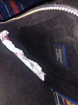 Borsello tracolla LV checker nero blu guardare fot