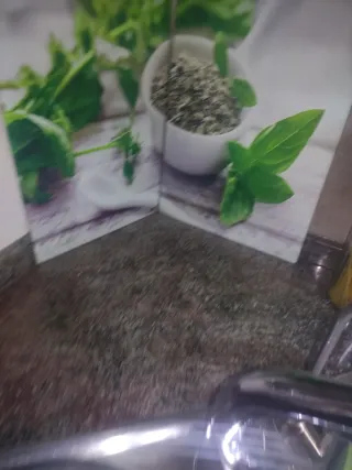 Vidrio para Encimera de cocina decorativa