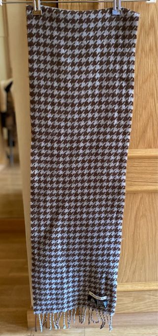 Bufanda Amitie Lana Virgen Marrón Gris