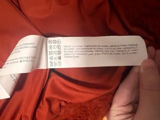 Abrigo peludo burdeos