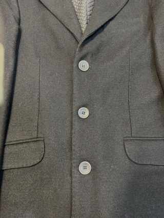 Cappotto Uomo Blue Line Nero Taglia 48