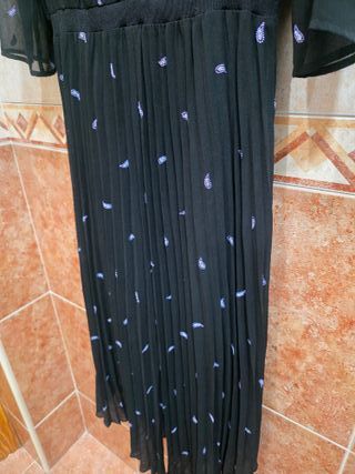 VESTIDO - MAJE - TALLA 3/40 - NOIR - NUEVO
