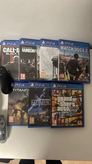 Console PS4 Slim 500GB + 6 Giochi + 5 Controller