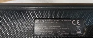 Altavoz Bluetooth LG Negro con Meridian