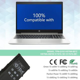 SR04XL batería portátil HP Omen 2018 15-ce / 15-dc