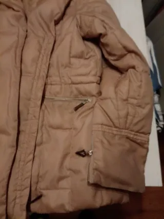 Cortefiel Anorak y Bolso Beige/Marrón