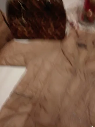 Cortefiel Anorak y Bolso Beige/Marrón