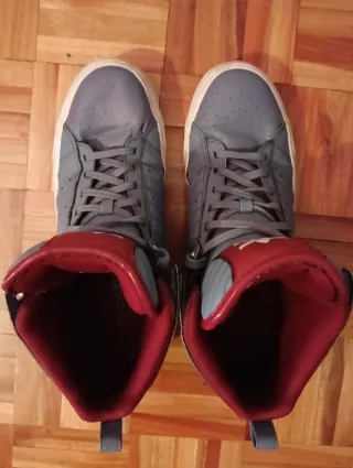 Zapatillas Adidas Altas Retro Azul/Granate