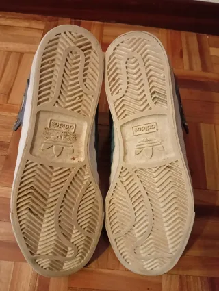 Zapatillas Adidas Altas Retro Azul/Granate