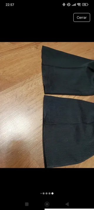 Pantalón vestir rayas K Woman talla 40 gris