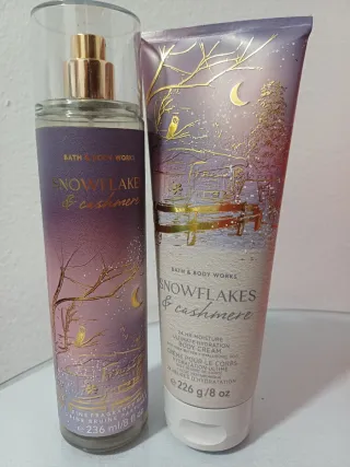 Bath & Body Works Snowflakes & Cashmere Set