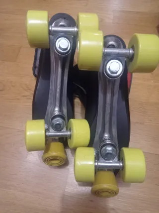 Patines vintage 4 ruedas sin uso 40