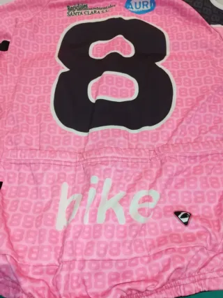 Maillot ciclismo rosa talla S