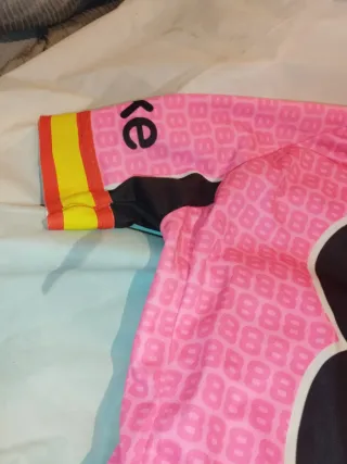 Maillot ciclismo rosa talla S