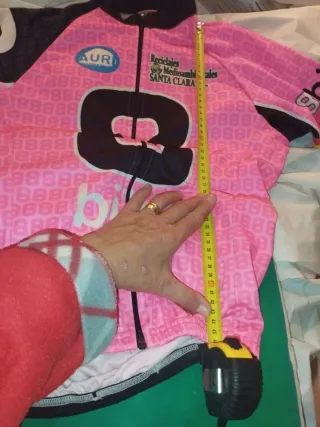 Maillot ciclismo rosa talla S