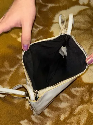 Bolso de mano blanco