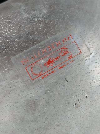 Vaso Murano Salvadori Monofiore Anni 70