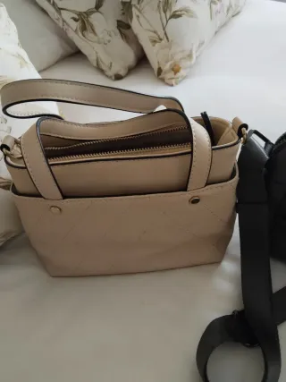 2 Bolsos Parfois Gris y Beige