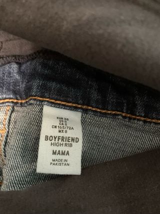 Pantalón vaquero premamá azul