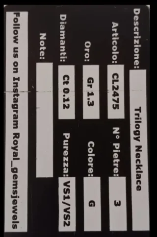 Collar y colgante de diamantes en oro 18k