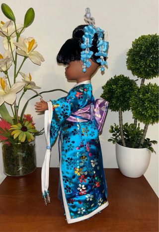 Muñeca Nancy Vestida de Geisha artesanal
