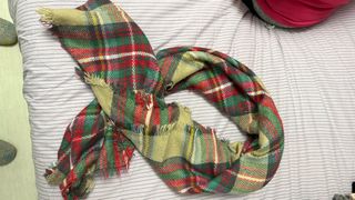 Bufanda Pashmina Lana Mujer Tartán