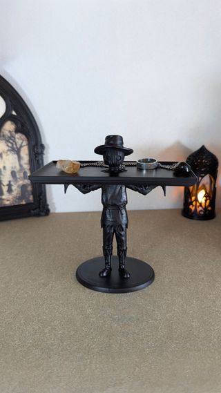 Guarda-joias espantalho preto