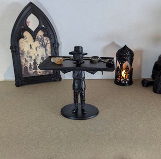 Guarda-joias espantalho preto