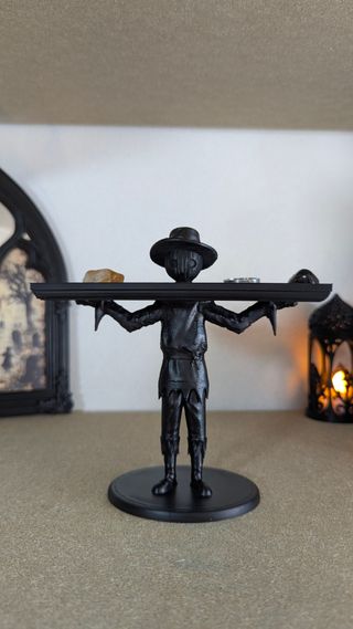 Guarda-joias espantalho preto