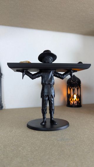 Guarda-joias espantalho preto