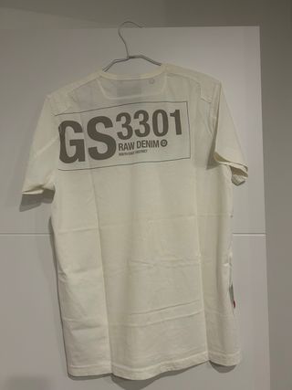 Camiseta G-Star RAW Blanca Talla L