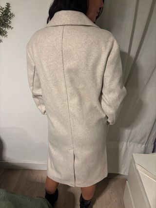 Cappotto lungo donna crudo