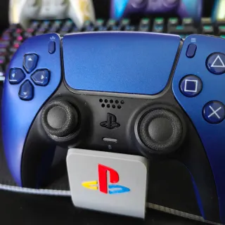 Antidrift Mando PS5 Azul Chroma + Joysticks TMR