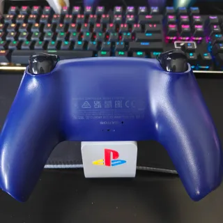 Antidrift Mando PS5 Azul Chroma + Joysticks TMR