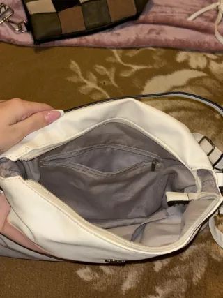 Bolso de mano blanco