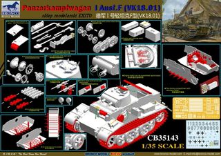 Maqueta Panzerkampfwagen I Ausf. F Bronco 1/35