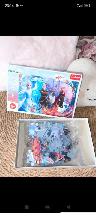 Puzzle Frozen 2 y Libro Frozen