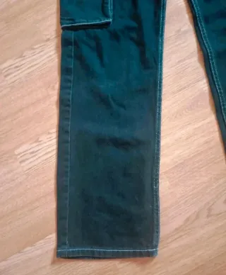 Pantalón Cargo Bershka Negro Talla XS