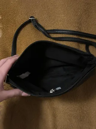Bolso de mano negro para mujer