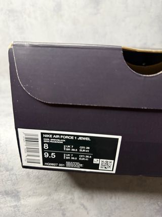 Nike Air Force 1 Gris/Negro Talla 41 nuevas