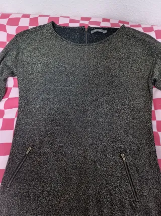 Vestido dorado fiesta talla 40