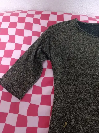 Vestido dorado fiesta talla 40