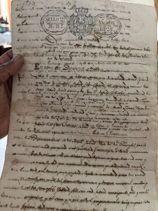 Manuscritos antiguos / documentos antiguos