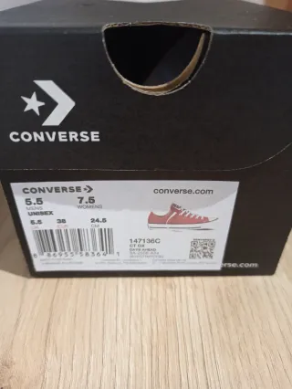 Converse All Star Rojas T38 Nuevas