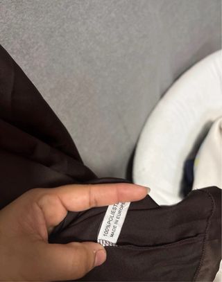 Bata larga mujer marrón