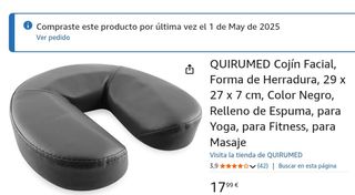 Cojín para masajes de cuero sintético