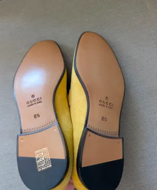 Mocasines Gucci Amarillos hombre
